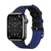 Apple Watch Series 7 Hermès // 41мм GPS + Cellular // Корпус из нержавеющей стали цвета «черный космос», ремешок Hermès Simple Tour Jumping цвета Noir/Bleu Saphir