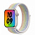 Купить Apple Watch Series 7 // 41мм GPS // Корпус из алюминия цвета «сияющая звезда», спортивный браслет Nike радужного цвета