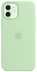 Силиконовый чехол MagSafe для iPhone 12, фисташковый цвет