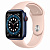 Купить Apple Watch Series 6 // 44мм GPS + Cellular // Корпус из алюминия синего цвета, спортивный ремешок цвета «Розовый песок»