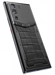 METAVERTU Alligator Leather Iron Black