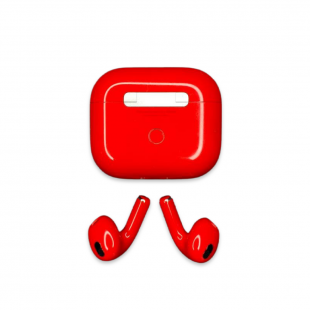AirPods (3‑го поколения) (2021) - беспроводные наушники Apple с зарядным кейсом (Красный, глянец)
