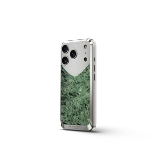 Чехол Golden Concept для iPhone 17 Pro, Magnetic Shield, Marble Edition - Verde Issorie