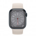 Apple Watch Series 8 // 45мм GPS + Cellular // Корпус из алюминия цвета "темная ночь", монобраслет цвета "сияющая звезда"