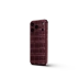 Магнитная накладка Golden Concept Magnetic Shield для iPhone 18 Pro Max, Croco Embossed (Burgundy)