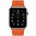Apple Watch Series 5 Hermès // 44мм GPS + Cellular // Корпус из нержавеющей стали, ремешок Single Tour из кожи Swift цвета Feu