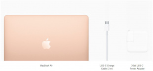 Apple MacBook Air 13" 128 ГБ "Золотой" (MREE2) // Core i5 1.6 ГГц, 8 ГБ, 128 ГБ, Intel UHD 617 (Late 2018)