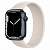 Купить Apple Watch Series 7 // 45мм GPS // Корпус из алюминия цвета «тёмная ночь», монобраслет цвета «сияющая звезда»