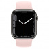 Apple Watch Series 7 // 41мм GPS + Cellular // Корпус из нержавеющей стали графитового цвета, монобраслет цвета «розовый мел»