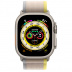 Apple Watch Ultra // 49мм GPS + Cellular // Корпус из титана, ремешок Trail Loop желто-бежевого цвета, S/M