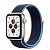 Купить Apple Watch SE // 40мм GPS // Корпус из алюминия серебристого цвета, спортивный браслет цвета «Тёмный ультрамарин» (2020)