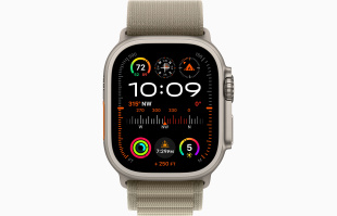 Apple Watch Ultra 2 // 49мм GPS + Cellular // Корпус из титана, ремешок Alpine Loop оливкового цвета, S