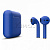 Купить AirPods - беспроводные наушники с Qi - зарядным кейсом Apple (Синий, матовый)