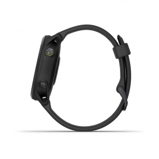 Беговые умные часы Garmin Forerunner 745 (44mm), черный корпус, черный силиконовый ремешок