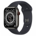 Apple Watch Series 7 // 45мм GPS + Cellular // Корпус из титана цвета «черный космос», спортивный ремешок цвета «тёмная ночь»