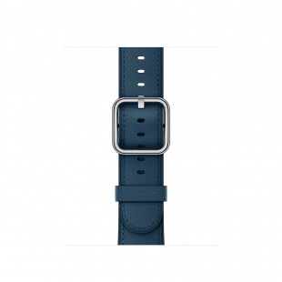 42/44мм Кожаный ремешок цвета «космический синий» с классической пряжкой для Apple Watch