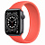 Купить Apple Watch Series 6 // 44мм GPS // Корпус из алюминия цвета "серый космос", монобраслет цвета «Розовый цитрус»