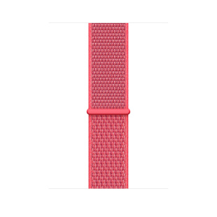 42/44мм Ремешок из плетёного нейлона цвета «красный каркаде» для Apple Watch