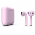 AirPods - беспроводные наушники с Qi - зарядным кейсом Apple (Светло-розовый, матовый)