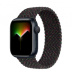 Apple Watch Series 8 // 41мм GPS // Корпус из алюминия цвета "темная ночь", плетёный монобраслет цвета Black Unity