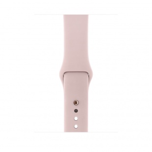 Apple Watch Series 3 // 42мм GPS + Cellular // Корпус из золотистого алюминия, спортивный ремешок цвета «розовый песок» (MQK32)