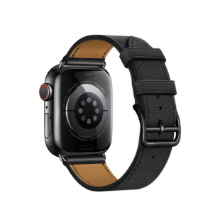 45мм Ремешок Hermès Single (Simple) Tour цвета Noir для Apple Watch