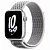 Купить Apple Watch Series 8 // 45мм GPS // Корпус из алюминия серебристого цвета, спортивный браслет Nike цвета "снежная вершина/черный"