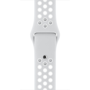 38/40мм Спортивный ремешок Nike цвета «чистая платина/белый» для Apple Watch