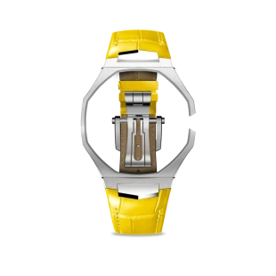 Аксессуары Golden Concept Royal Alligator для часов Swatch Royal Pop (Yellow)