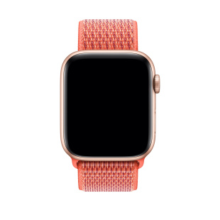 42/44мм Ремешок из плетёного нейлона цвета «спелый нектарин» для Apple Watch