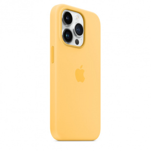 Силиконовый чехол MagSafe для iPhone 14 Pro, цвет Sunglow/Солнечное сияние