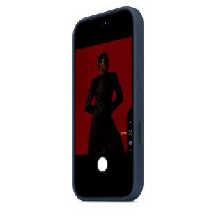 Силиконовый чехол MagSafe для iPhone 17 Pro (Midnight)