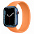 Купить Apple Watch Series 7 // 45мм GPS + Cellular // Корпус из алюминия синего цвета, монобраслет цвета «весенняя мимоза»