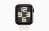 Apple Watch SE // 44мм GPS (Custom) // Корпус из алюминия цвета «тёмная ночь», спортивный ремешок цвета «светлые румяна» (2024)