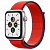 Купить Apple Watch SE // 44мм GPS + Cellular // Корпус из алюминия серебристого цвета, cпортивный браслет цвета (PRODUCT)RED (2020)