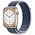 Купить Apple Watch Series 8 // 45мм GPS // Корпус из алюминия цвета "сияющая звезда", спортивный браслет цвета "синий шторм"