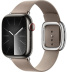 Apple Watch Series 9 // 41мм GPS+Cellular // Корпус из нержавеющей стали графитового цвета, ремешок каменного цвета с современной пряжкой (Modern Buckle), размер ремешка L Apple Watch Series 9 // 41мм GPS+Cellular // Корпус из нержавеющей стали графитового цвета, ремешок каменного цвета с современной пряжкой (Modern Buckle), размер ремешка L