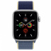 Apple Watch Series 5 // 44мм GPS + Cellular // Корпус из алюминия серебристого цвета, спортивный браслет цвета «морской лёд»