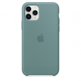Силиконовый чехол для iPhone 11 Pro Max, цвет «дикий кактус», оригинальный Apple