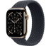 Apple Watch Series 11 // 42мм GPS+Cellular // Корпус из титана золотого цвета, плетеный монобраслет цвета "полуночный" Apple Watch Series 11 // 42мм GPS+Cellular // Корпус из титана золотого цвета, плетеный монобраслет цвета "полуночный"