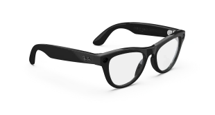 Умные очки Ray-Ban  Skyler (2-gen) (Черная глянцевая оправа, прозрачные линзы)