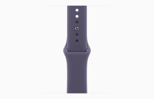 Apple Watch Series 11 // 42мм GPS // Корпус из алюминия серебристого цвета, спортивный ремешок цвета "фиолетовый туман"