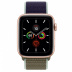 Apple Watch Series 5 // 44мм GPS // Корпус из алюминия золотого цвета, спортивный браслет цвета «лесной хаки»