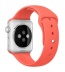 Apple Watch Sport 42 мм, серебристый алюминий, спортивный ремешок абрикосового цвета