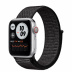 Apple Watch Series 6 // 40мм GPS + Cellular // Корпус из алюминия серебристого цвета, спортивный браслет Nike чёрного цвета