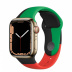 Apple Watch Series 7 // 41мм GPS + Cellular // Корпус из нержавеющей стали золотого цвета, спортивный ремешок цвета «Black Unity»