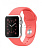 Купить Apple Watch Sport 38 мм, серебристый алюминий, коралловый спортивный ремешок