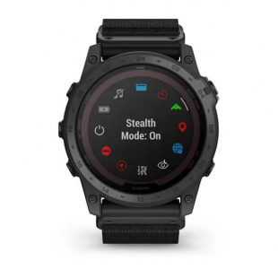 Тактические часы Garmin Tactix 7 Pro Ballistics Edition (51mm) Sapphire Solar, титановый черный DLC корпус, черный нейлоновый ремешок