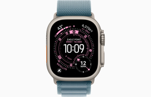 Apple Watch Ultra 3 (2025) // 49мм GPS+Cellular // Корпус из титана, ремешок Alpine Loop светло-синего цвета