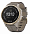 Купить Мультиспортивные часы Garmin Fenix 6S Pro (42mm) Solar, стальной золотистый корпус, серый замшевый ремешок